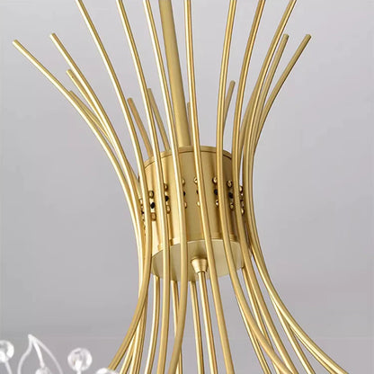 Candelabru Cristal Zetos 13XG4 Auriu
