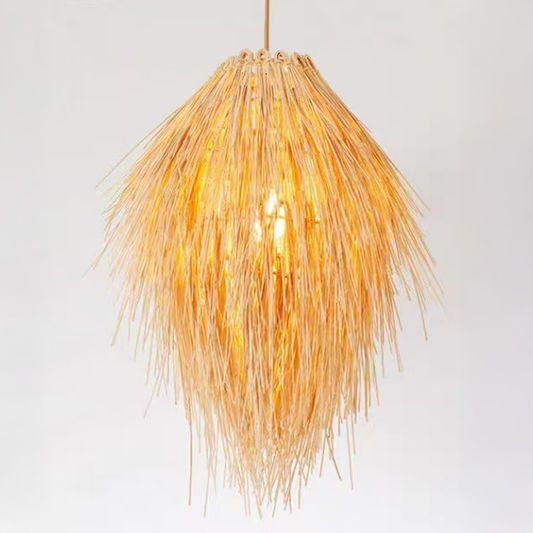 Lustra Vintage Paie LV810, 1xE27, Rustic, 150cm, Negru – lustră LED, culoare neagră, 150 cm – RegalStore, iluminat inter