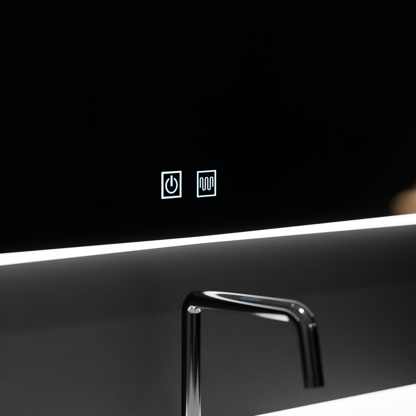 Oglinda LED Nor 60x40cm, Nuvola Touch, Sistem Dezaburire, Dimabila