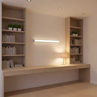 Aplica LED de Baie, GARDA, 11W, liniara, lumina Neutra, Negru