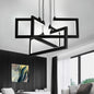 Lustra LED cu telecomanda ,Suspendata 73W, 3 Elemente, lumina Rece/Calda/Neutra, Dimabila, Inaltime Reglabila, Negru