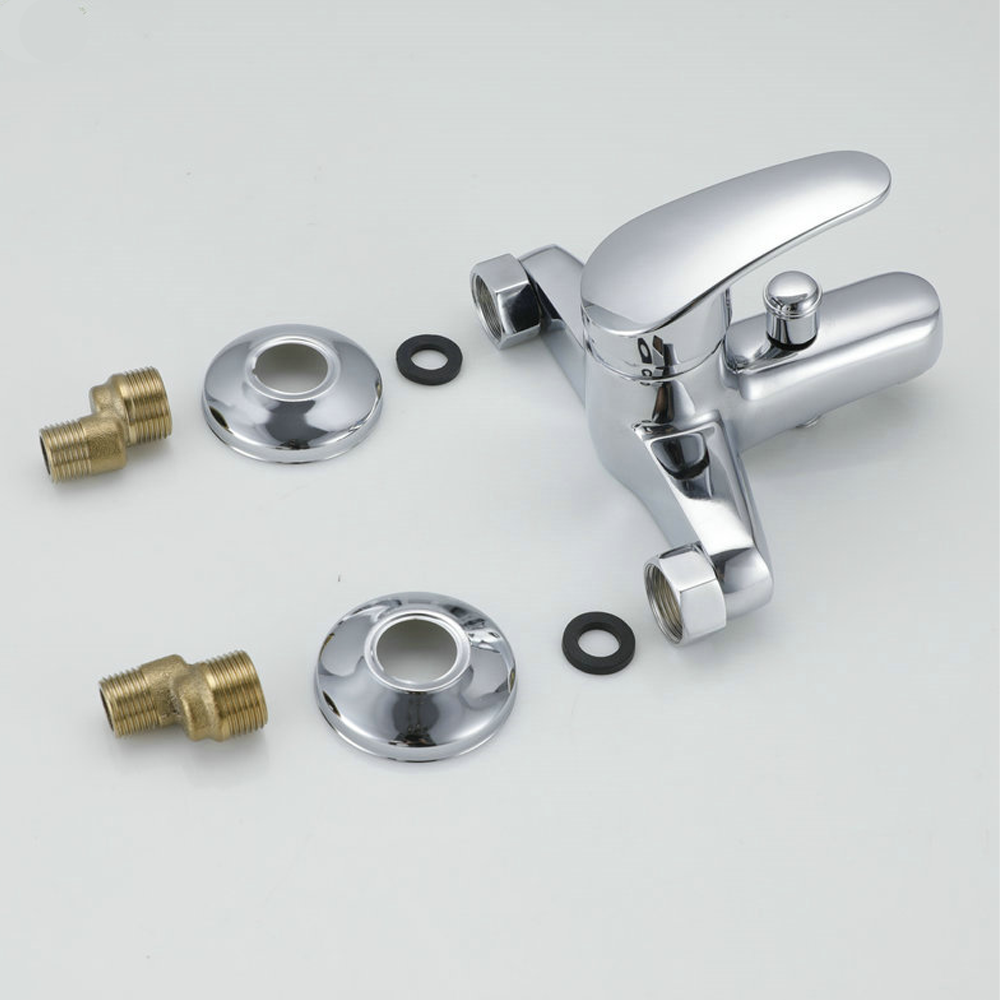 Baterie Cada, Para Dus Si Furtun Inclus, Aliaj, Cartus Ceramic, Crom, CD001 – culoare argintie – RegalStore, iluminat in