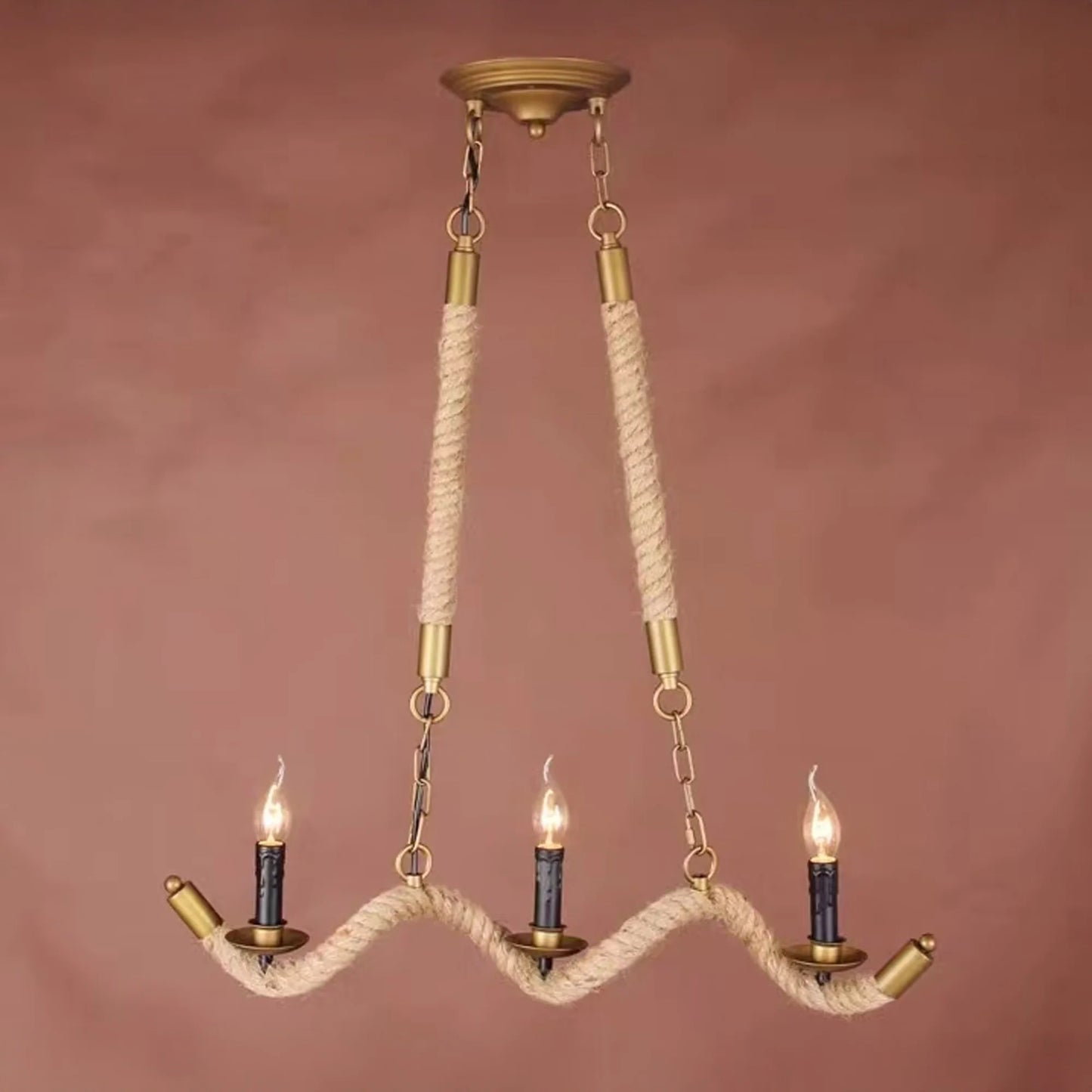 Lustra Franghie, 3*E27, Maro, Metal si Sfoara LV572/3BK