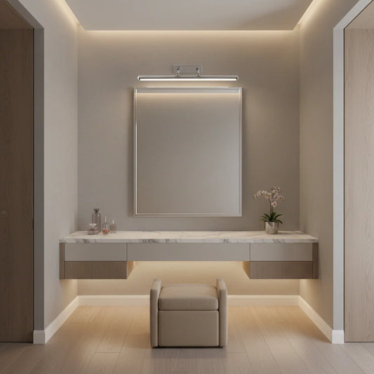 Aplica LED de Baie, BALATON, 11W, liniara, lumina Neutra, Crom Lucios