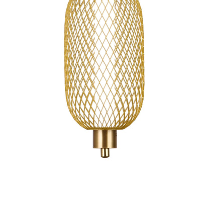 Lustra LED Suspendata LM551/4GD, 24W, Lumina 3000/4000/6000K, Auriu, Inaltime Reglabila