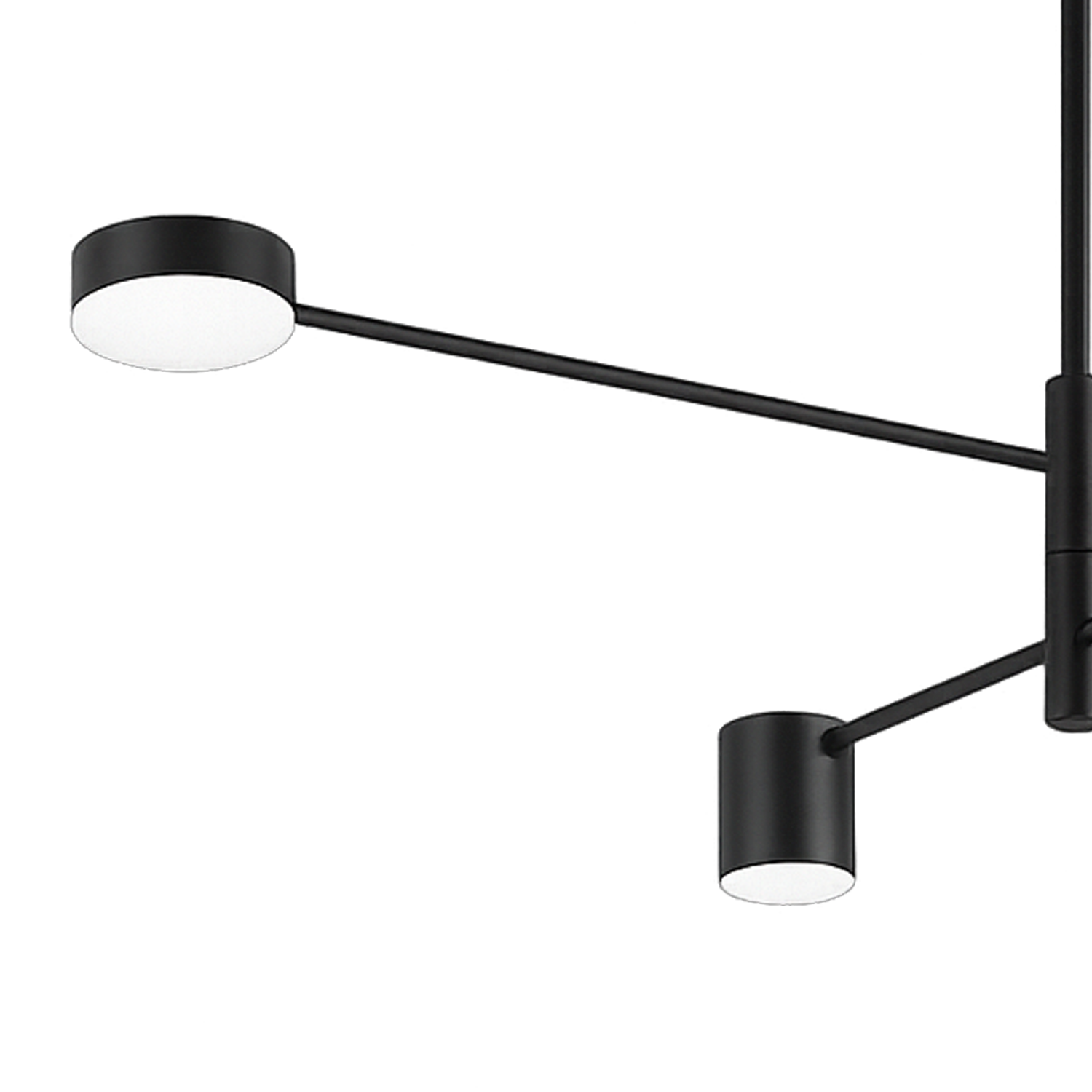 Lustra LED Gelius Minimalist 48W Lumina Rece/Calda/Neutra Negru