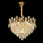 Candelabru Cristal CC6705/500GD 9x E14, Diametru 49cm, Auriu Lucios, Inaltime Reglabila