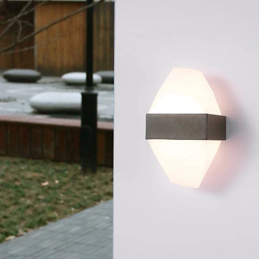 Aplica LED Exterior ICEBERG 10W Metal IP65 Negru