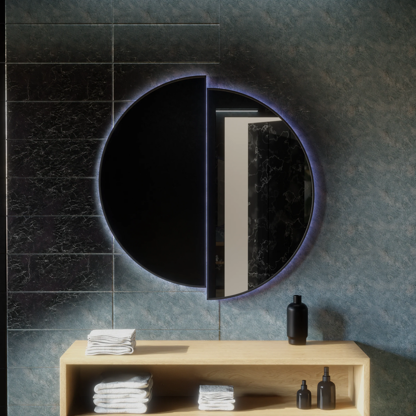 Oglinda LED Touch Mariah Sistem Dezaburire 60X60cm
