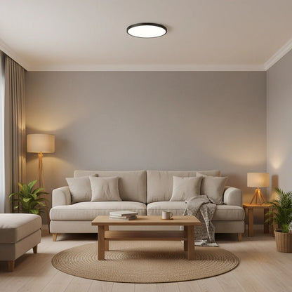 Plafoniera LED SOLIS 47cm 48W Lumina Rece Negru