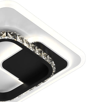 Lustra LED Ariella 20W Alb Negru