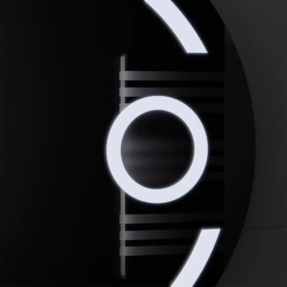 Oglinda LED Rotunda 60 Visio MotionGlow Marcello, Lupa Cosmetica, Sistem Dezaburire, Termometru si Ceas, Dimabila