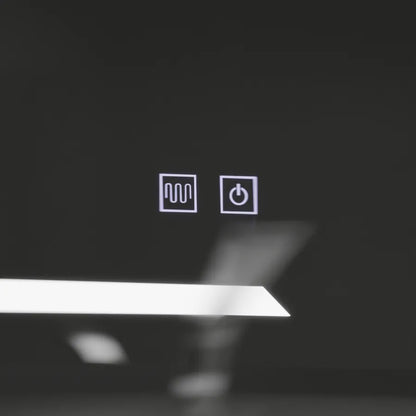 Oglinda LED Rectangulara, 60x80cm, Touch Ulrich, Sistem Dezaburire, Dimabila – oglindă LED, 60x80 cm, 80 cm – RegalStore