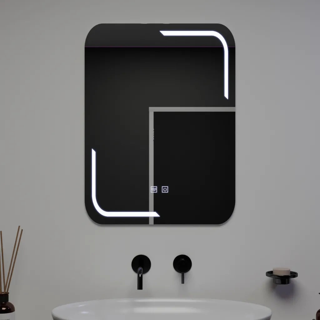 Oglinda LED Touch Ulrich, functie Dezaburire, 60x80 cm