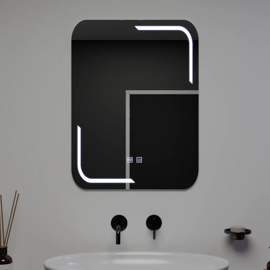 Oglinda LED Touch Ulrich, functie Dezaburire, 60x80 cm