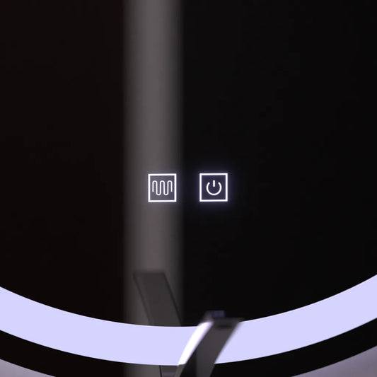 Oglinda LED Rotunda 60cm, Touch Luxor, Sistem Dezaburire, Dimabila – oglindă LED, 60 cm – RegalStore, iluminat interior