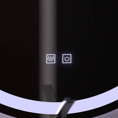 Oglinda LED Rotunda 60cm, Touch Luxor, Sistem Dezaburire, Dimabila – oglindă LED, 60 cm – RegalStore, iluminat interior