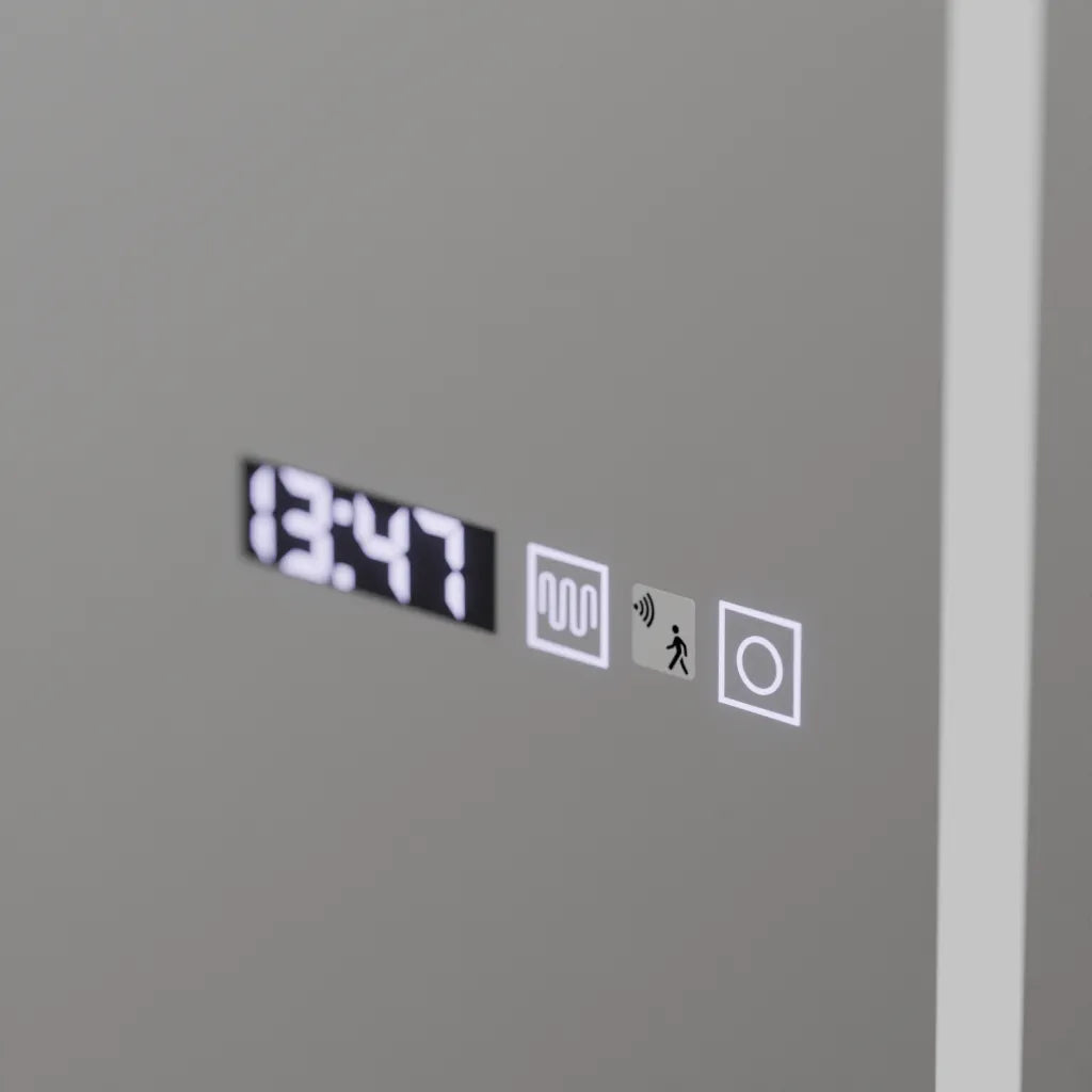 Oglinda LED Rectangula, 60x150cm, Bianca Senzor Radar Marcello, Sistem Dezaburire, Ceas & Termometru, Dimabila, Dressing