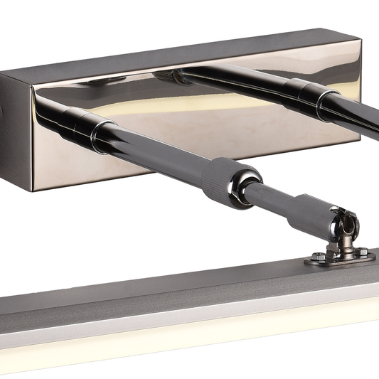 Aplica LED de Baie, BALATON, 11W, liniara, lumina Neutra, Crom Lucios – aplică LED, culoare argintie – RegalStore, ilumi