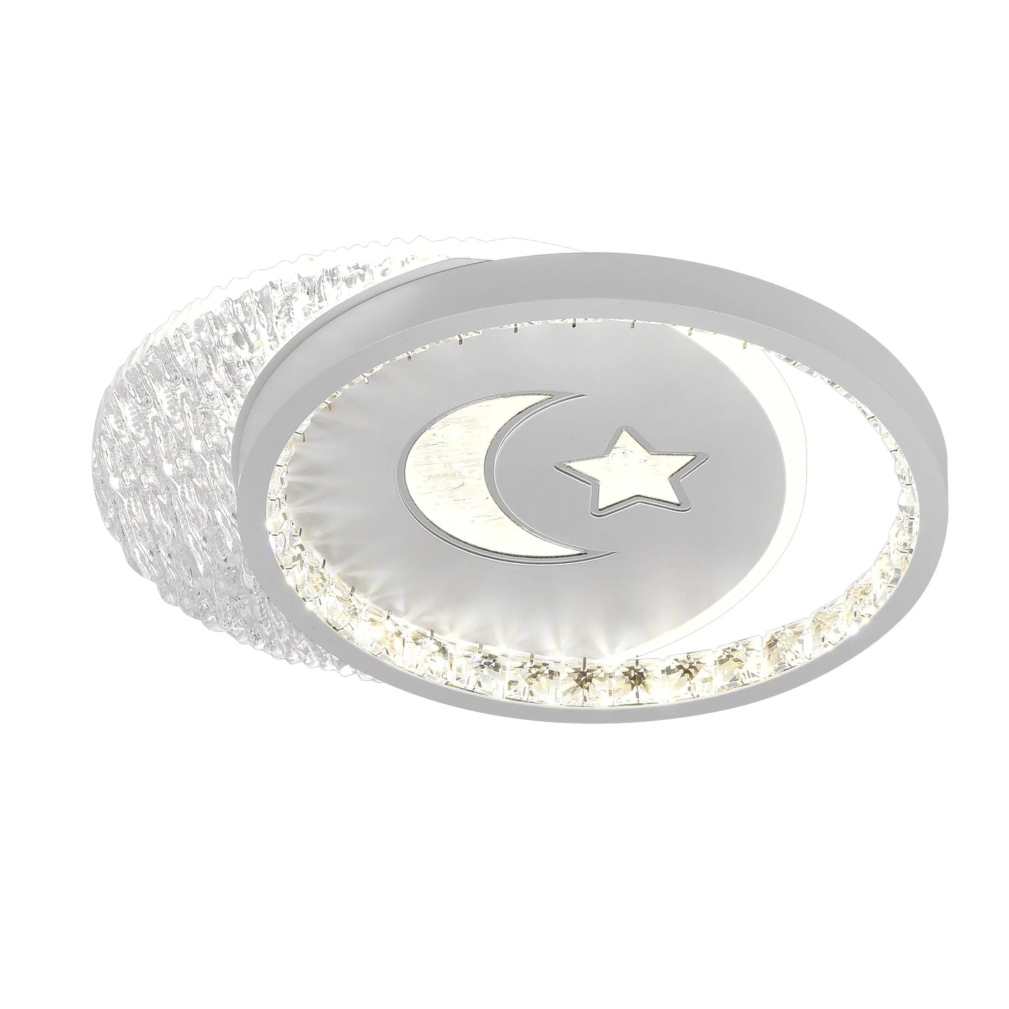 Lustra LED PERU 36W, 2 Cercuri, lumina Rece/Calda/Neutra, Negru