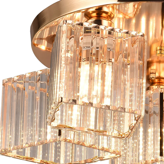 Lustra Sasha, LC117/5GD, 5x E27, Metal, Auriu