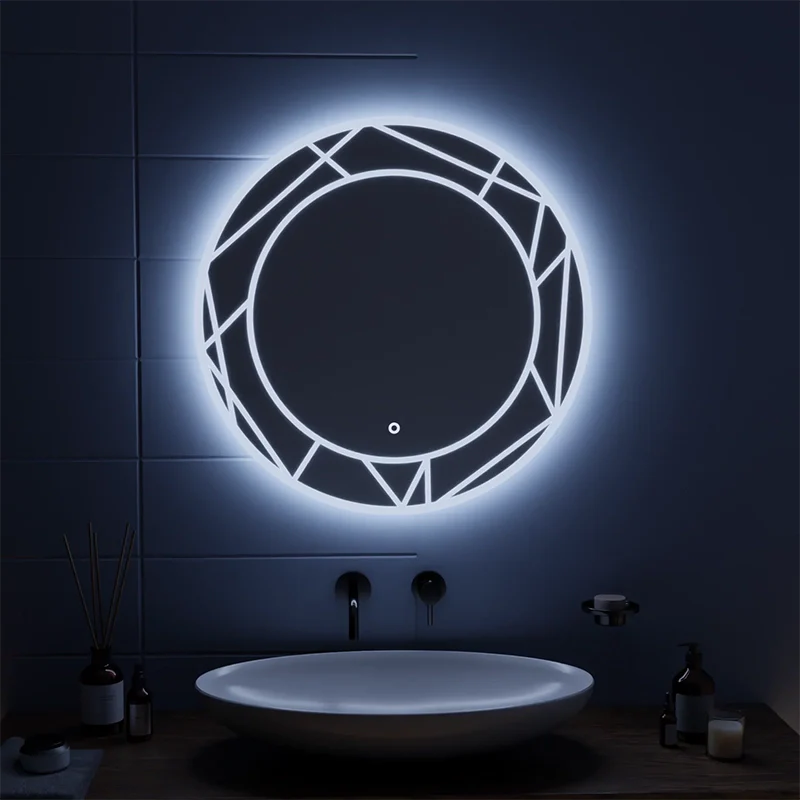 Oglinda LED Touch Astrix 70x70 cm