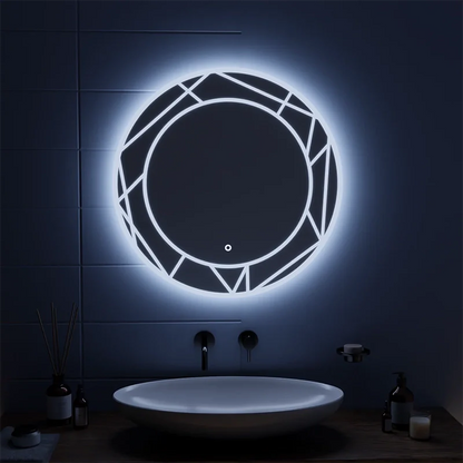 Oglinda LED Touch Astrix 70x70 cm