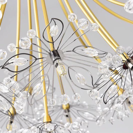 Candelabru Cristal Zetos 13XG4 Auriu