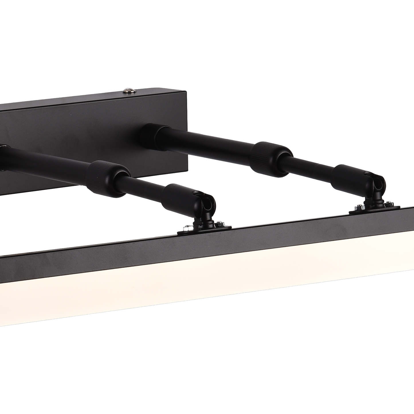 Aplica LED de Baie, MALAWI, 7W, liniara, lumina Neutra, Negru – aplică LED, culoare neagră – RegalStore, iluminat interi