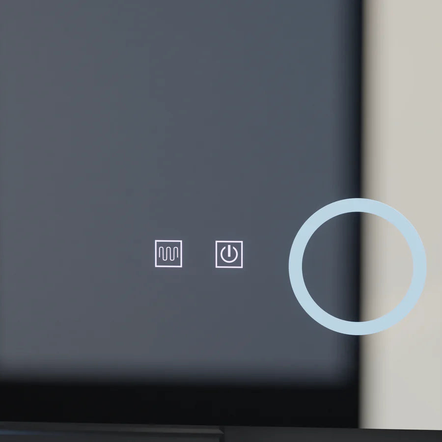 Oglinda LED Rectangulara, 60x80cm, Linea Touch, Sistem Dezaburire, Dimabila