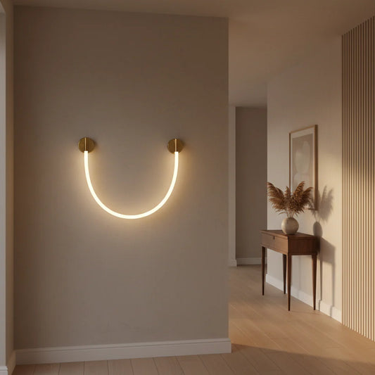 Aplica LED de Perete, 50cm, 3000K/4000K/6000K, Auriu