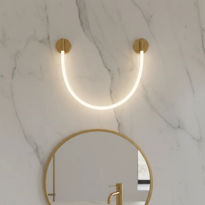 Aplica LED de Perete, 50cm, 3000K/4000K/6000K, Auriu