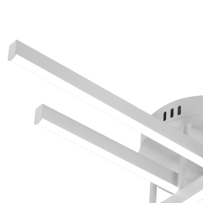 Lustra LED cu Telecomanda GIO, 43W, 4 Elemente, Lumina Rece/Clada/Neutra, Dimabila, Alb