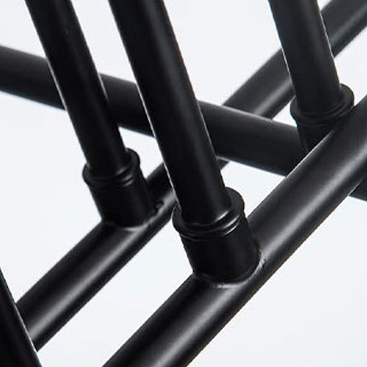 Lustra Modernist Octa 8, 8x E27, Negru, Design Modern – lustră LED, culoare neagră, design modern – RegalStore, iluminat