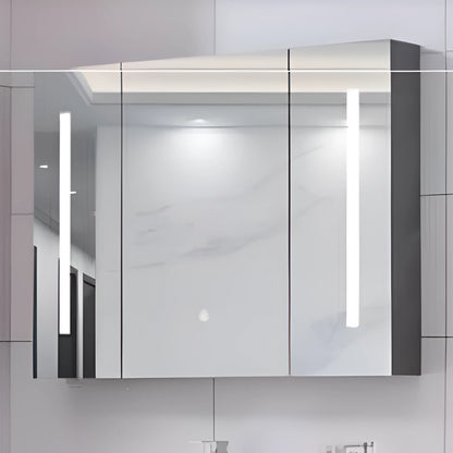 Dulap Theresa Cu Oglinda LED DBP126 100x70 Gri