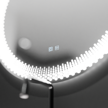 Oglinda LED Rotunda 60cm, Stellaire Touch, Sistem Dezaburire, Dimabila