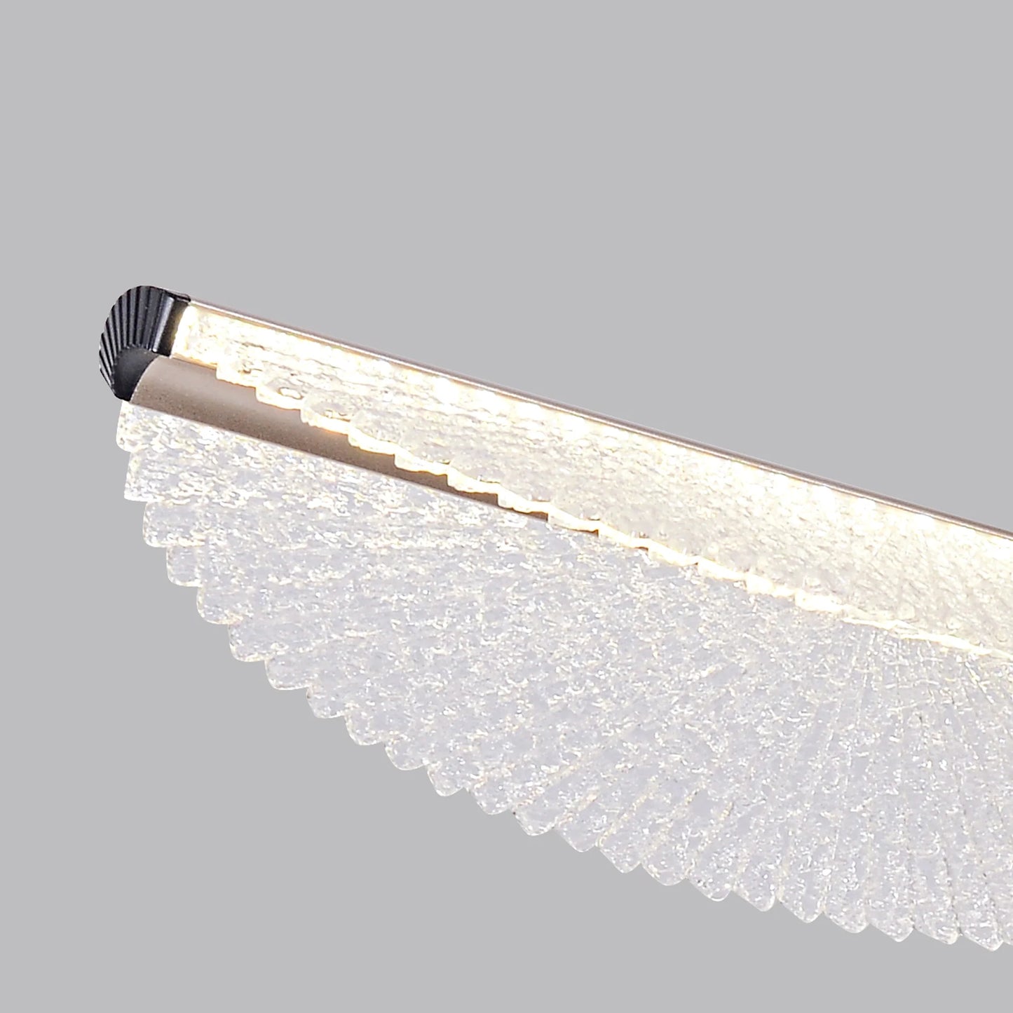 Lustra LED cu Telecomanda TULLIO 68W, 6 Petale, lumina Rece/Calda/Neutra, Dimabila, Negru