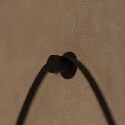 Oglinda LED Rotunda 50 Celeste Majeste Noir Eleve MotionGlow Marcello, Curea Piele Ecologica, Sistem Dezaburire, Termometru si Ceas, Dimabila