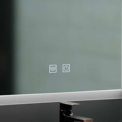 Oglinda LED Rentagulara, 60x80cm, Touch VENERA , Sistem Dezaburire,Dimabila – oglindă LED, 60x80 cm, 80 cm – RegalStore,