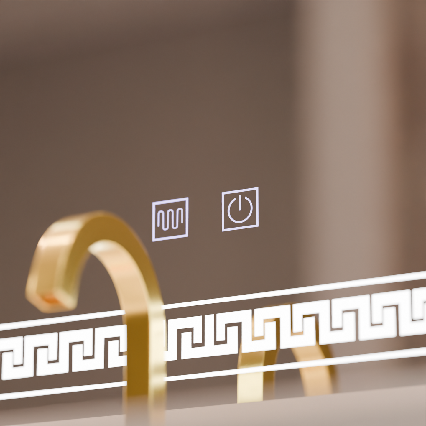 Oglinda LED Rentagulara, 60x80cm, Touch Vivido , Sistem Dezaburire,Dimabila – oglindă LED, 60x80 cm, 80 cm – RegalStore,