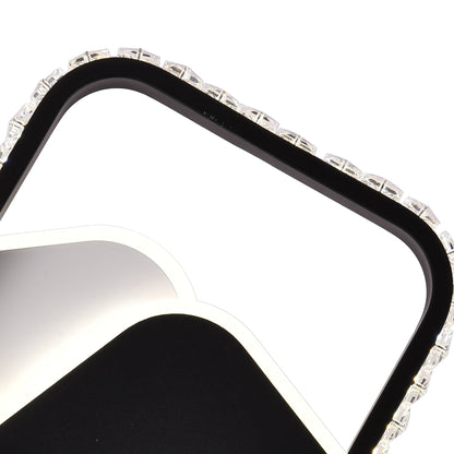 Lustra LED cu cristal PRISMIQ 39W, 3 Patrate, lumina Rece/Calda/Neutra, Negru