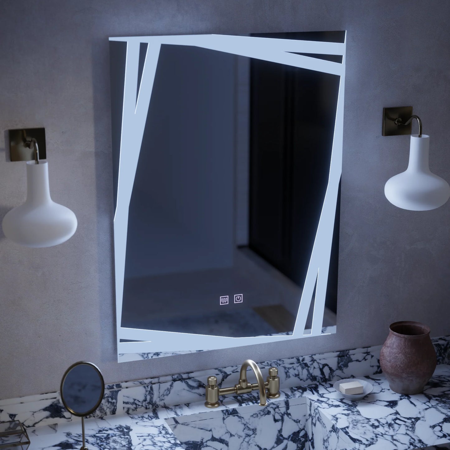 Oglinda LED Touch Infinitum Sistem Dezaburire 60X80cm