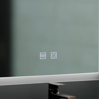 Oglinda LED Rentagulara, 80x60cm, Touch VENERA , Sistem Dezaburire,Dimabila