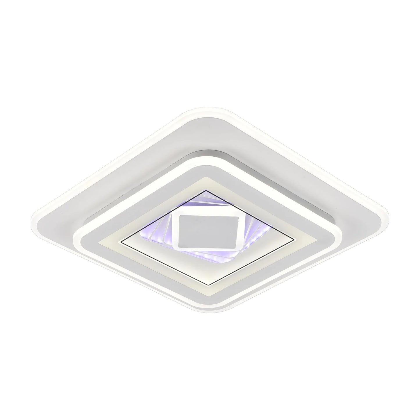 Lustra LED Dolia 70W Alb Diametru 49cm