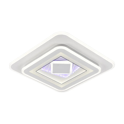 Lustra LED Dolia 70W Alb Diametru 49cm