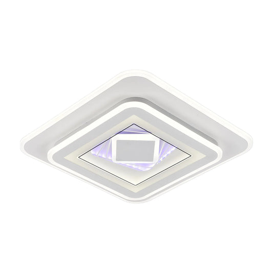 Lustra LED Dolia 70W Alb Diametru 49cm