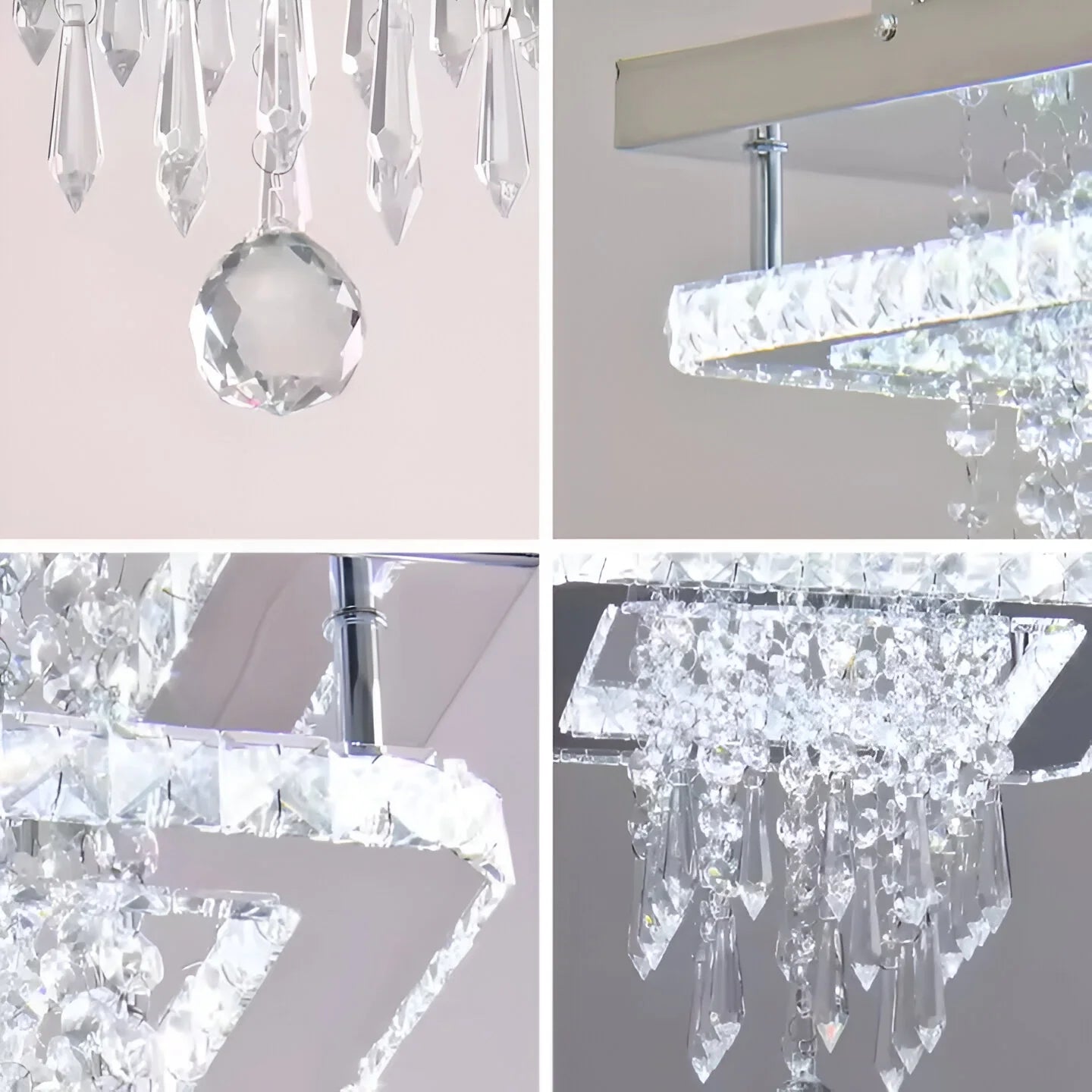 Candelabru LED Cristal Alberico 19W Crom Lucios