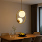 Lustra LOFT Atelier, 2x E27, Alb Auriu, Metal, Inaltime Reglabila