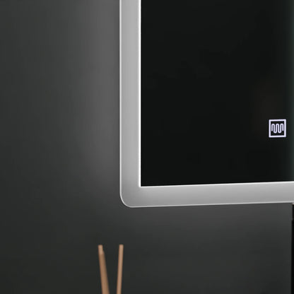 Oglinda LED Rentagulara, 60x80cm, Touch VENERA , Sistem Dezaburire,Dimabila