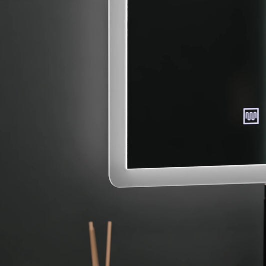 Oglinda LED Rentagulara, 60x80cm, Touch VENERA , Sistem Dezaburire,Dimabila